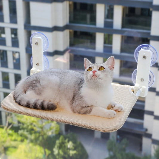 No-Assembly Cat Window Hammock with Suction Cups